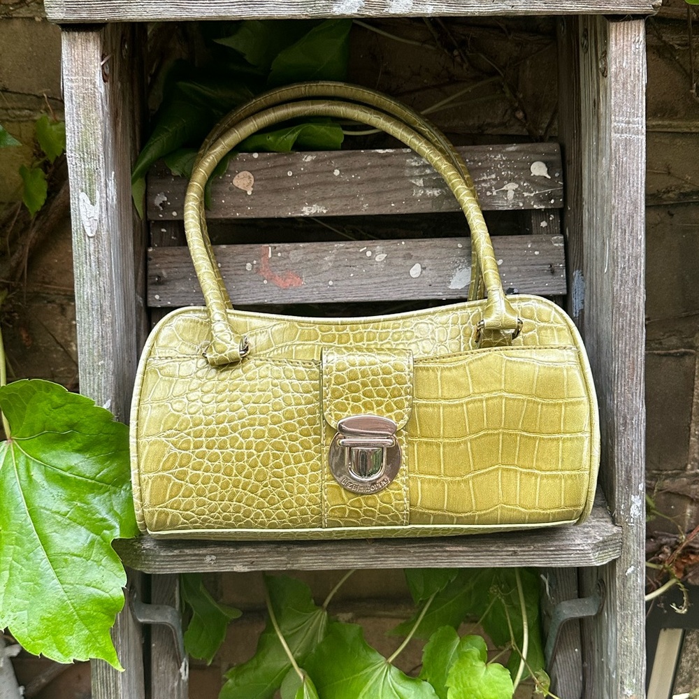 Y2K Vegan Alligator Skin Mini Bag - Liz Claiborne